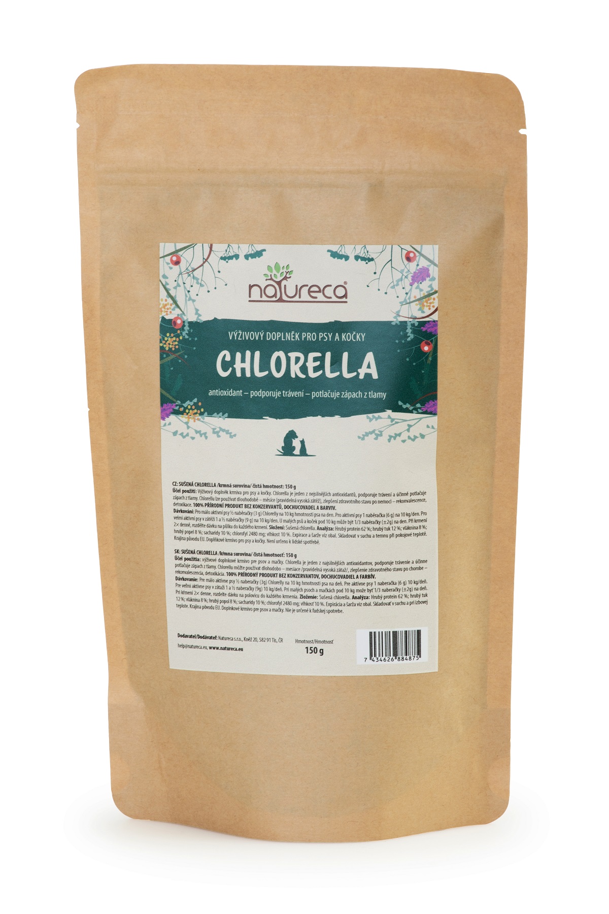 Chlorella sušená 5kg /4kg+1kg ZDARMA/