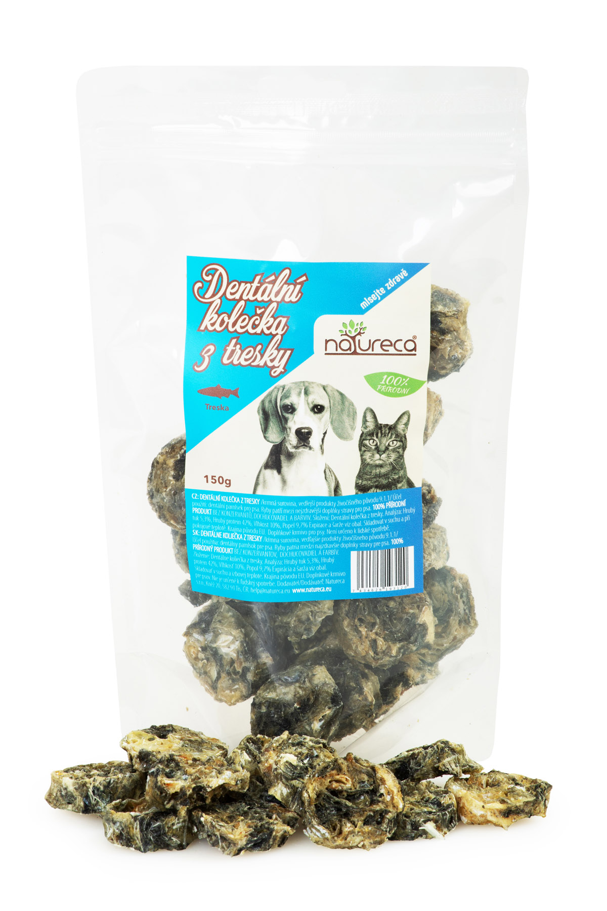 Dentální kolečka z tresky 1kg x 3